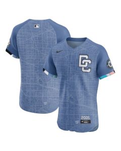 Men's Washington Nationals Blue 2025 City Connect Elite Jersey
