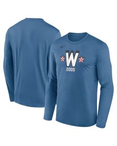 Men's Washington Nationals Blue 2025 City Connect Legend Performance Long Sleeve T-Shirt