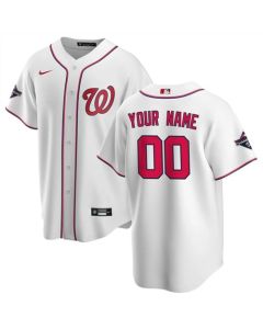 Men's Washington Nationals Customized Stitched MLB Jersey (Style 4)