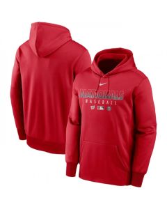 Men's Washington Nationals Red 2022 Performance Pullover Hoodie