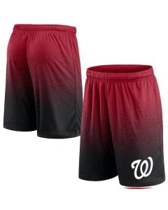 Men's Washington Nationals Red/Black Ombre Shorts