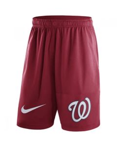 Men's Washington Nationals Red Dry Fly Shorts