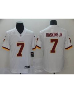 Men's Washington Redskins #7 Dwayne Haskins JR White Vapor Untouchable Limited NFL Stitched Jersey