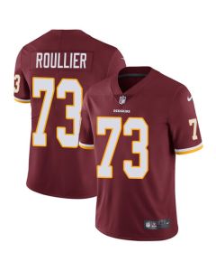 Men's Washington Redskins #73 Chase Roullier Burgundy Red Vapor Untouchable Limited Stitched NFL Jersey