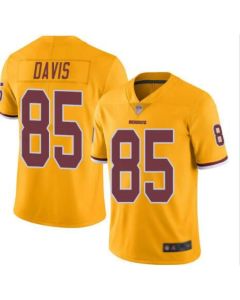 Men's Washington Redskins #85 Vernon Davis Gold Vapor Untouchable Limited NFL Stitched Jersey