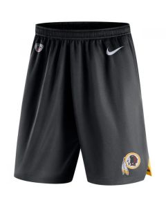 Men's Washington Redskins Black Knit Performance Shorts