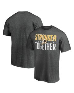 Men's Washington Redskins Heather Stronger Together Space Dye T-Shirt
