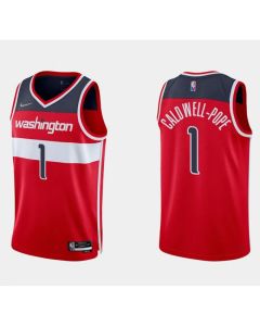 Men's Washington Wizards #1 Kentavious Caldwell-Pope Red Icon Edition Stitched Jersey