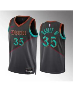 Men's Washington Wizards #35 Marvin Bagley III Black 2023/24 City Edition Stitched Basketball Jersey
