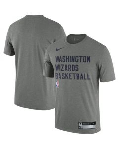 Men's Washington Wizards Heather Gray 2023/24 Sideline Legend Performance Practice T-Shirt