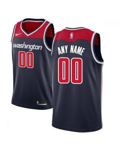 Men's Washington Wizards Navy Customized Stitched NBA Jersey