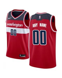 Men's Washington Wizards Red Customized Stitched NBA Jersey