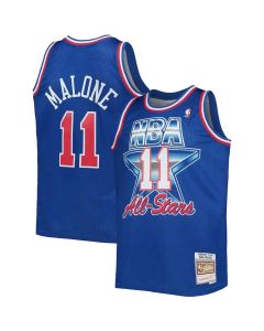 Men's Western Conference #11 Karl Malone Royal Hardwood Classics 1992 NBA All-Star Game Swingman Jersey (Royal)