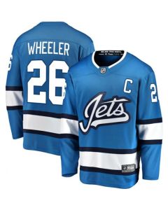 Men's Winnipeg Jets #26 Blake Wheeler Blue Stitched NHL Jersey