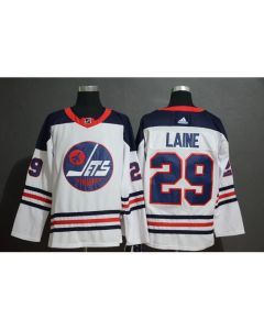 Men's Winnipeg Jets #29 Patrik Laine White Stitched NHL Jersey