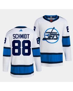 Men's Winnipeg Jets #88 Nate Schmidt White 2022-23 Reverse Retro Stitched Jersey