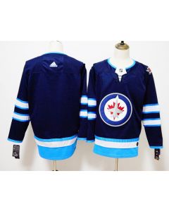 Men's Winnipeg Jets Navy Stitched NHL Jersey