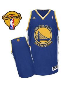 Men‘s Golden State Warriors Blue The Finals Patch Revolution 30 Jersey