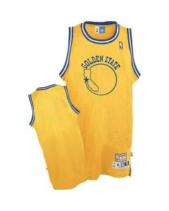 Men‘s Golden State Warriors Gold Throwback Revolution 30 Jersey