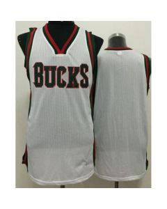 Men‘s Milwaukee Bucks White Revolution 30 Jersey