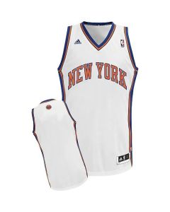 Men‘s New York Knicks White Revolution 30 Jersey