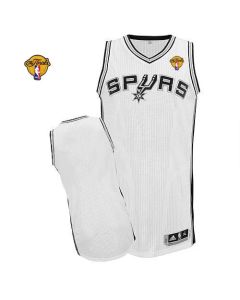 Men‘s San Antonio Spurs White Finals Patch Revolution 30 Jersey