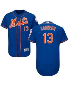 Mets #13 Asdrubal Cabrera Blue Flexbase Authentic Collection Stitched MLB Jersey