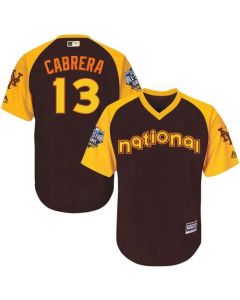 Mets #13 Asdrubal Cabrera Brown 2016 All-Star National League Stitched Youth MLB Jersey