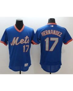 Mets #17 Keith Hernandez Royal/Gray Flexbase Authentic Collection Cooperstown Stitched MLB Jersey