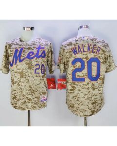 Mets #20 Neil Walker Camo Alternate Cool Base Stitched MLB Jersey