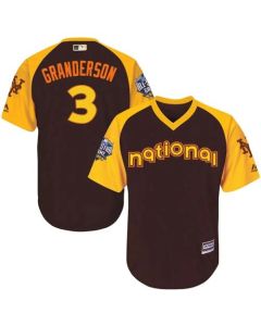 Mets #3 Curtis Granderson Brown 2016 All-Star National League Stitched Youth MLB Jersey