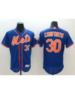 Mets #30 Michael Conforto Blue Flexbase Authentic Collection Stitched MLB Jersey