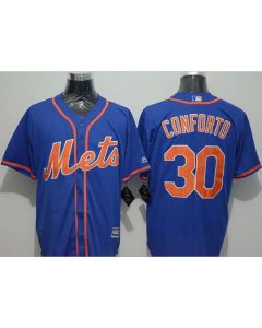 Mets #30 Michael Conforto Blue New Cool Base Alternate Home Stitched MLB Jersey