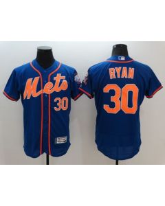 Mets #30 Nolan Ryan Blue Flexbase Authentic Collection Stitched MLB Jersey