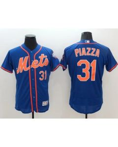 Mets #31 Mike Piazza Blue Flexbase Authentic Collection Stitched MLB Jersey
