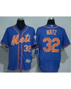 Mets #32 Steven Matz Blue Flexbase Authentic Collection Stitched MLB Jersey