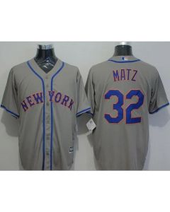 Mets #32 Steven Matz Grey New Cool Base Stitched MLB Jersey
