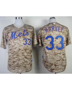 Mets #33 Matt Harvey Alternate Camo Cool Base Stitched MLB Jersey