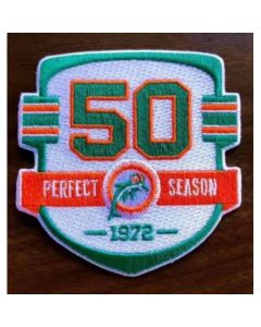 Miami Dolphins 50th Perfect Season Patch