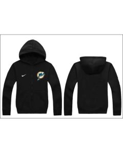 Miami Dolphins Authentic Logo Hoodie Black