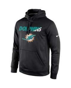 Miami Dolphins Kick Off Staff Performance Pullover Hoodie Black