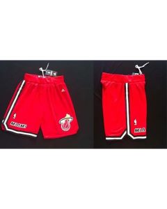 Miami Heat Red NBA Shorts