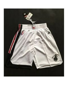 Miami Heat White NBA Shorts