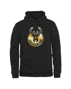 Milwaukee Bucks Gold Collection Pullover Hoodie Black