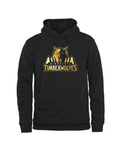 Minnesota Timberwolves Gold Collection Pullover Hoodie Black