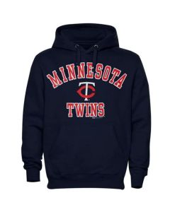 Minnesota Twins Fastball Fleece Pullover Navy Blue MLB Hoodie