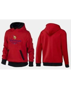 Minnesota Vikings Critical Victory Pullover Hoodie Red & Black