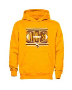 Minnesota Vikings Meshed Fleece Hoodie Gold
