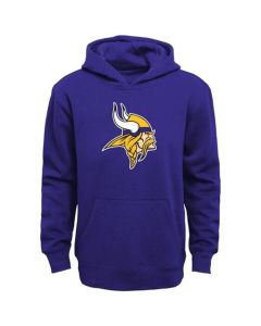 Minnesota Vikings Team Logo Pullover Hoodie Purple