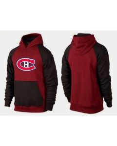 Montreal Canadiens Pullover Hoodie Burgundy Red & Black